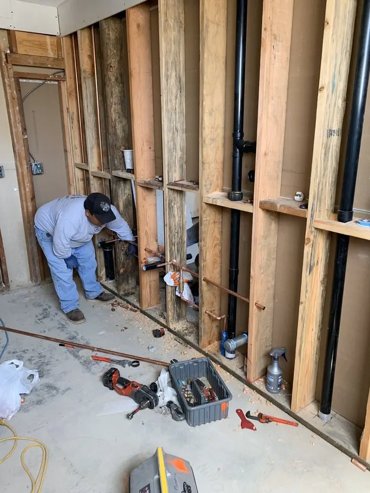 Commercial rough-in plumbing for Gas Line Repair in Uniondale